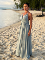 Sunset Breeze dress - extinguished blue