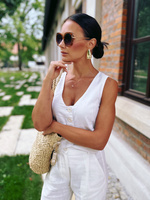 Vest "Linen Story" - cream