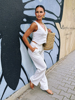 Vest "Linen Story" - cream